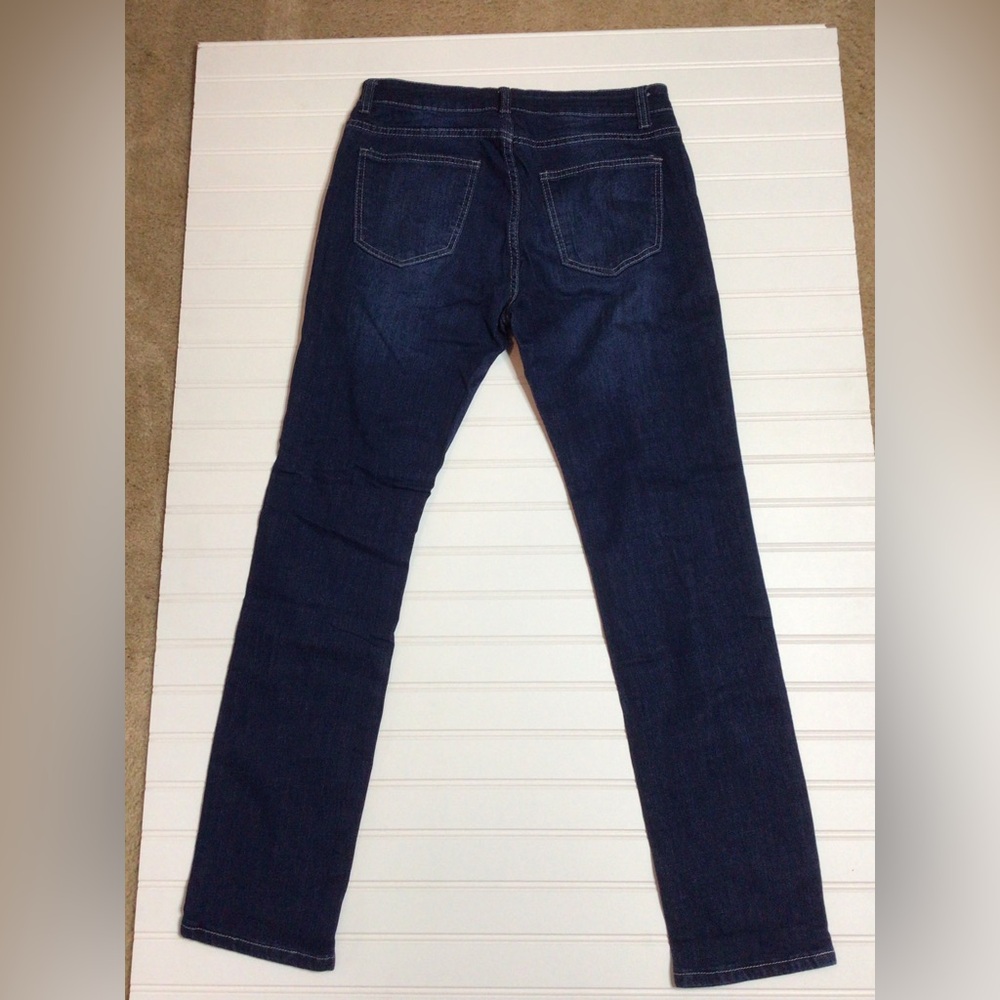 Ladies Distressed Blue Jeans XL (0202) - Picture 3 of 8